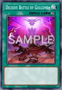 Decisive Battle of Golgonda, Yu-Gi-Oh! card, SPELL