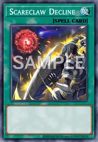 Scareclaw Decline, Yu-Gi-Oh! card, SPELL