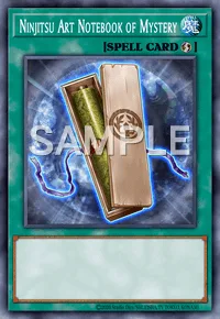 Ninjitsu Art Notebook of Mystery, Yu-Gi-Oh! card, SPELL