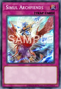 Simul Archfiends, Yu-Gi-Oh! card, TRAP