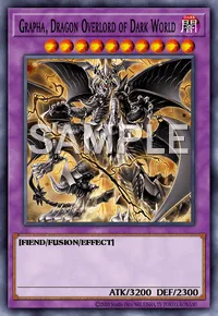 Grapha, Dragon Overlord of Dark World, Yu-Gi-Oh! card, DARK