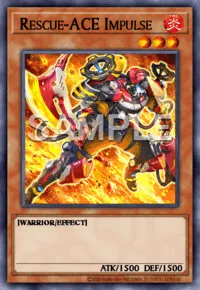 Rescue-ACE Impulse, Yu-Gi-Oh! card, FIRE