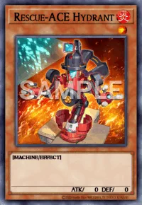 Rescue-ACE Hydrant, Yu-Gi-Oh! card, FIRE