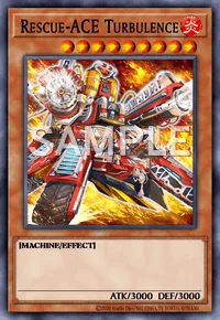 Rescue-ACE Turbulence, Yu-Gi-Oh! card, FIRE