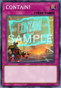 CONTAIN!, Yu-Gi-Oh! card, TRAP