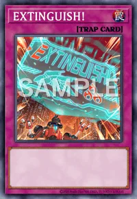 EXTINGUISH!, Yu-Gi-Oh! card, TRAP