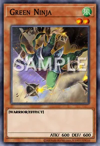 Green Ninja, Yu-Gi-Oh! card, WIND