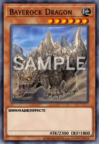 Bayerock Dragon, Yu-Gi-Oh! card, EARTH