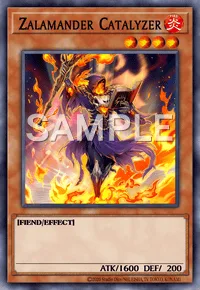 Zalamander Catalyzer, Yu-Gi-Oh! card, FIRE