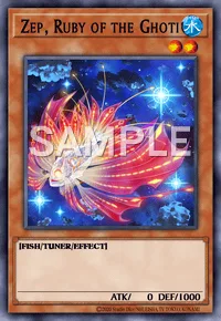 Zep, Ruby of the Ghoti, Yu-Gi-Oh! card, WATER