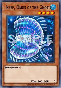 Ixeep, Omen of the Ghoti, Yu-Gi-Oh! card, WATER