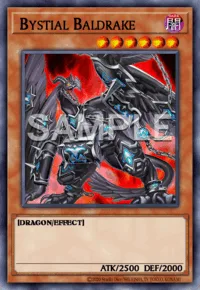 Bystial Baldrake, Yu-Gi-Oh! card, DARK