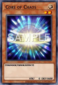 Core of Chaos, Yu-Gi-Oh! card, LIGHT