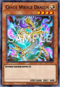 Chaos Mirage Dragon, Yu-Gi-Oh! card, LIGHT
