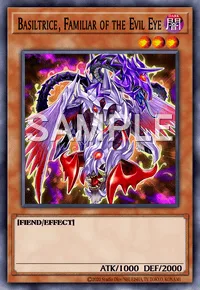 Basiltrice, Familiar of the Evil Eye, Yu-Gi-Oh! card, DARK