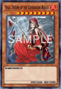 Vala, Seidhr of the Generaider Bosses, Yu-Gi-Oh! card, FIRE