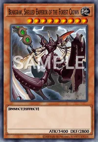 Beargram, Shelled Emperor of the Forest Crown, Yu-Gi-Oh! card, EARTH