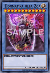 Dogmatika Alba Zoa, Yu-Gi-Oh! card, LIGHT