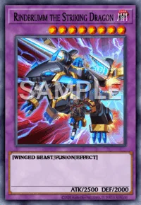 Rindbrumm the Striking Dragon, Yu-Gi-Oh! card, DARK