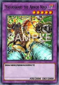 Yaguramaru the Armor Ninja, Yu-Gi-Oh! card, DARK