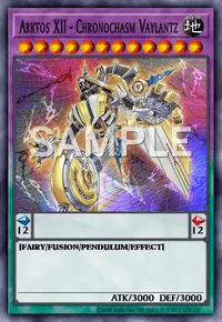 Arktos XII - Chronochasm Vaylantz, Yu-Gi-Oh! card, EARTH