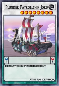 Plunder Patrollship Jord, Yu-Gi-Oh! card, EARTH