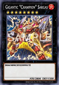 Gigantic "Champion" Sargas, Yu-Gi-Oh! card, FIRE
