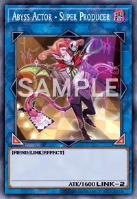 Abyss Actor - Super Producer, Yu-Gi-Oh! card, DARK