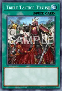 Triple Tactics Thrust, Yu-Gi-Oh! card, SPELL