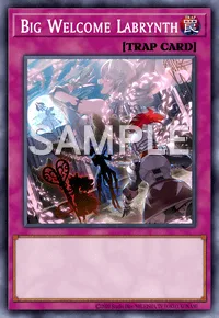 Big Welcome Labrynth, Yu-Gi-Oh! card, TRAP