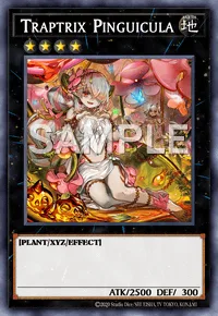 Traptrix Pinguicula, Yu-Gi-Oh! card, EARTH