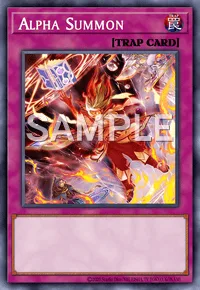 Alpha Summon, Yu-Gi-Oh! card, TRAP