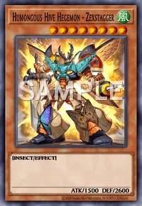 Humongous Hive Hegemon - Zexstagger, Yu-Gi-Oh! card, WIND