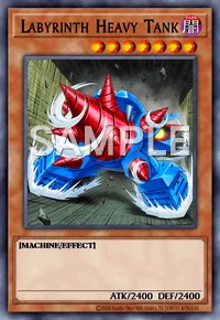 Labyrinth Heavy Tank, Yu-Gi-Oh! card, DARK