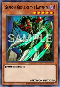 Shadow Ghoul of the Labyrinth, Yu-Gi-Oh! card, DARK