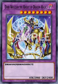 Dark Magician the Knight of Dragon Magic, Yu-Gi-Oh! card, DARK