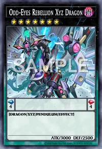 Odd-Eyes Rebellion Xyz Dragon, Yu-Gi-Oh! card, DARK