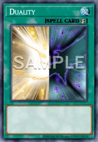 Duality, Yu-Gi-Oh! card, SPELL