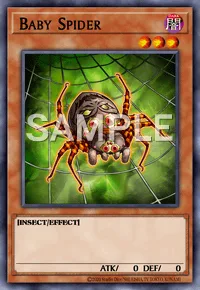 Baby Spider, Yu-Gi-Oh! card, DARK