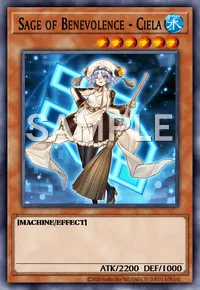 Sage of Benevolence - Ciela, Yu-Gi-Oh! card, WATER