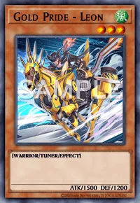 Gold Pride - Leon, Yu-Gi-Oh! card, WIND
