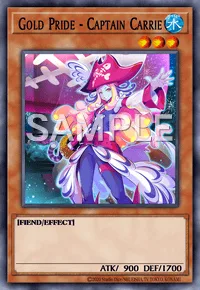 Gold Pride - Captain Carrie, Yu-Gi-Oh! card, WATER