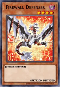 Firewall Defenser, Yu-Gi-Oh! card, DARK
