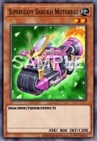 Superheavy Samurai Motorbike, Yu-Gi-Oh! card, EARTH