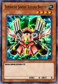 Superheavy Samurai Soulgaia Booster, Yu-Gi-Oh! card, EARTH