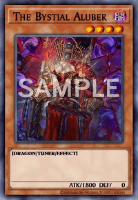 The Bystial Aluber, Yu-Gi-Oh! card, DARK