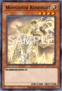 Mannadium Riumheart, Yu-Gi-Oh! card, LIGHT