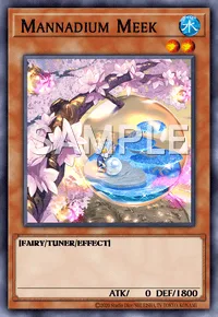 Mannadium Meek, Yu-Gi-Oh! card, WATER