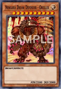 Nemleria Dream Defender - Oreiller, Yu-Gi-Oh! card, LIGHT