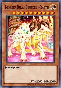 Nemleria Dream Defender - Couette, Yu-Gi-Oh! card, LIGHT